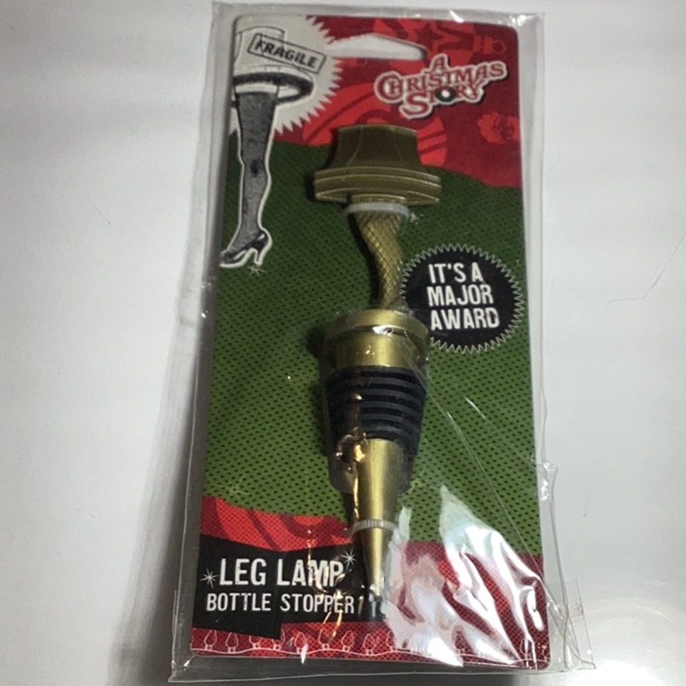A Christmas Story Leg Lamp Bottle Stopper - Rare/Unique/One of a Kind